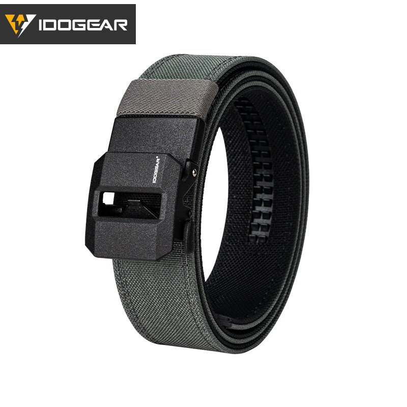 IDOGEAR ยุทธวิธี 1000D เข็มขัดไนลอน 1.5 "IPSC USPSA Ratchet Buckle Training เข็มขัดยุทธวิธี 3430