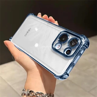 เคสโทรศัพท์ สำหรับรุ่น Oppo Reno16 Reno16F Reno16Pro 5G 2026 เคส หรูหรา ขอบสี เงา กันกล้อง กันกระแทกมุม 021