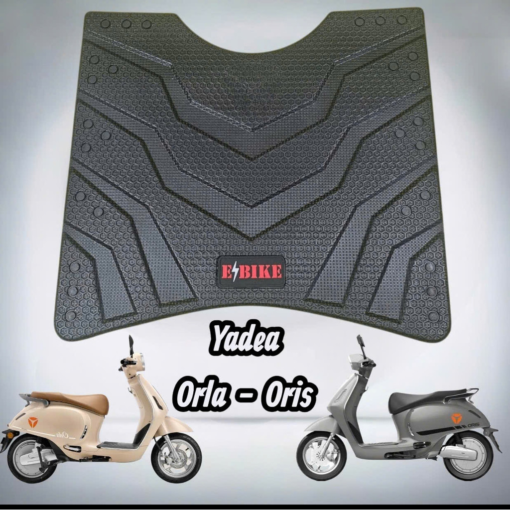 Yadea Orla และ Yadea Oris เสื่อเท้าสกู๊ตเตอร์ไฟฟ้า พรีเมี่ยม กันลื่น หนา ยางกันน้ํา (MS05)