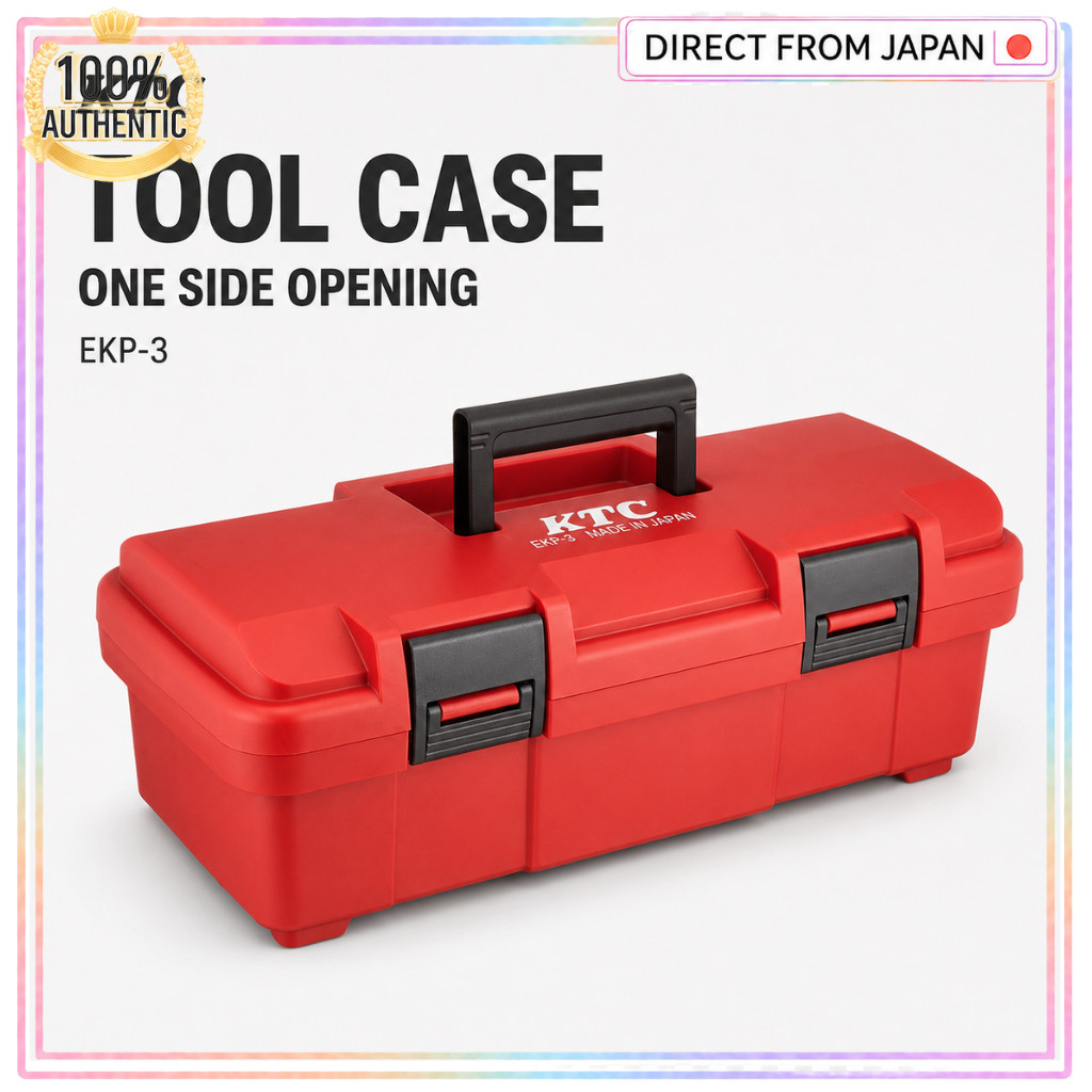 Kyoto Mechanical Tools (KTC) Tool Case Single-Opening Case Red Large Size EKP-3 (SK SALE 2019)