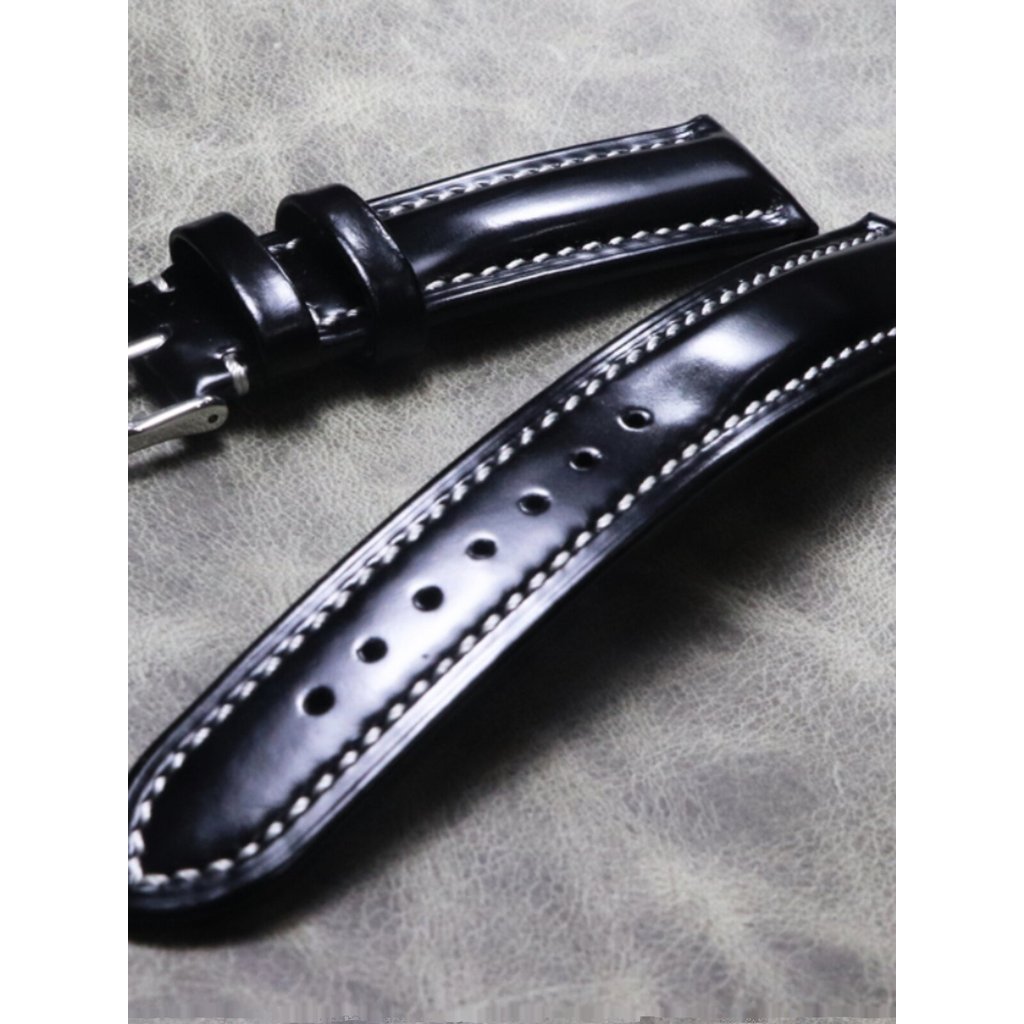 Comparable to Corridor Butt Leather Quick Release Handmade Patent Leather 18mm19mm20mm21mm22mm Cowhi