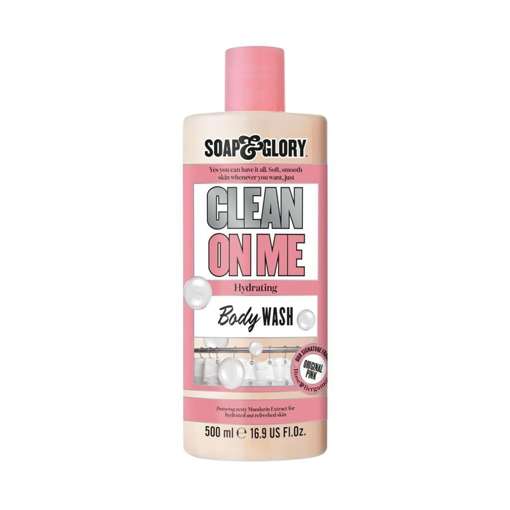 Soap & Glory Original Pink Body Wash for Women - เจลอาบน้ํา Rose & Bergamot สําหรับผิวแห้ง - สบู่บํา