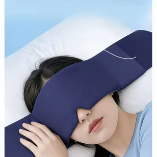 สลีปปิ้งมาส์ก Blackout Soft Breathable Gravity Pressure Light Blocking Travel Nap Sleep Aid