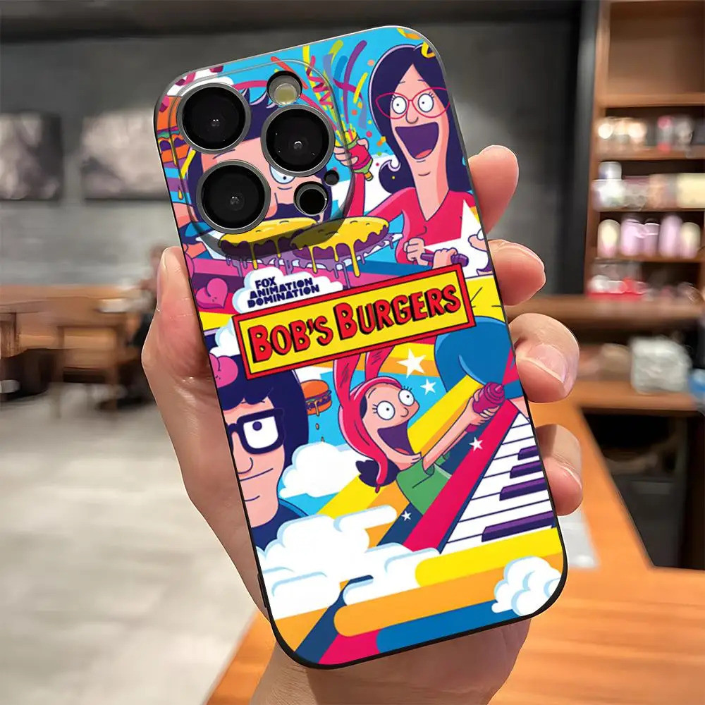 TP-1 B-Bobs B-Burgers เคสโทรศัพท์การ์ตูนสําหรับ IPhone 17 Pro Max 15 Pro 16 14 Plus 12 13 Mini 11 Pr