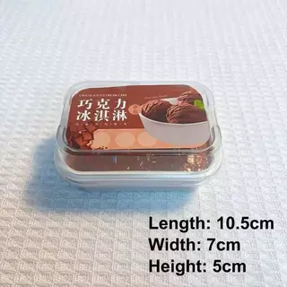 สกุชชี่ไอติมมูสถาดเล็ก เนื้อนุ่มหนึบ หอมสโลว์ ขนมปังเหนียวเพิ่มขึ้นช้า ของเล่นบีบคลายเครียด น่ารัก กลิ่นหอม