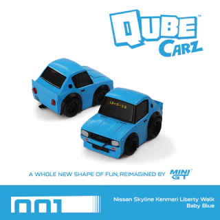 [โมเดลรถขายดี] MINI GT NISSAN NISSAN LB Set QubeCarz รุ่น Q โมเดลรถโลหะผสม
