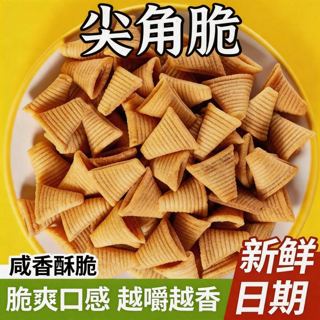 Sharp Horn Crisp Crisp Crisp Pot Casual Puffed Snacks Triangle Potato Chips Croissant Student Snacks