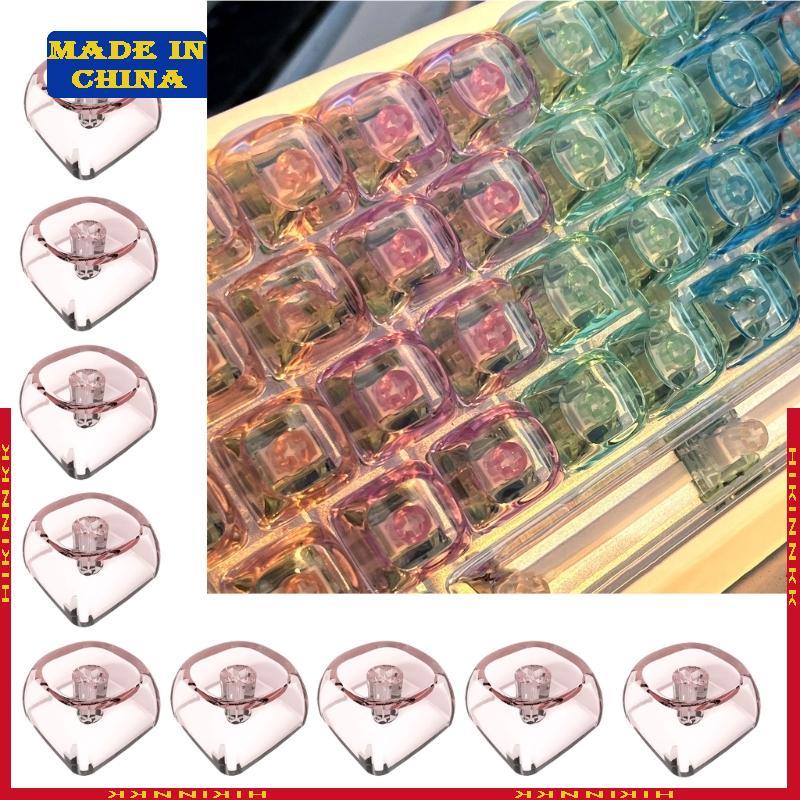 HIK 1U Transparents Mechanical Keyboards Key Blank Backlits Key Caps สําหรับสวิตช์