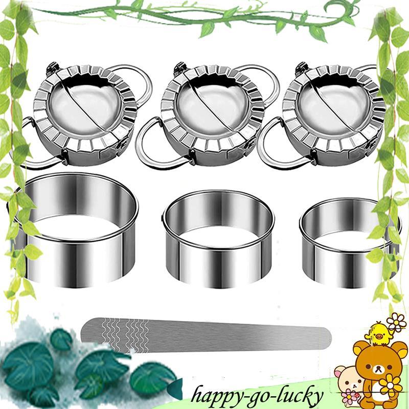 Ravioli คุกกี้เครื่องตัด Dumpling Maker สแตนเลส Dumpling Ravioli Shaper ชุดสําหรับทํา Ravioli
