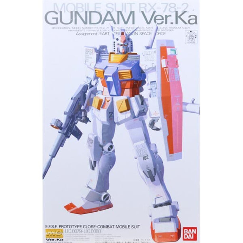 Bandai MG Gundam Ver.Ka 4573102635372 (Plastic Model)