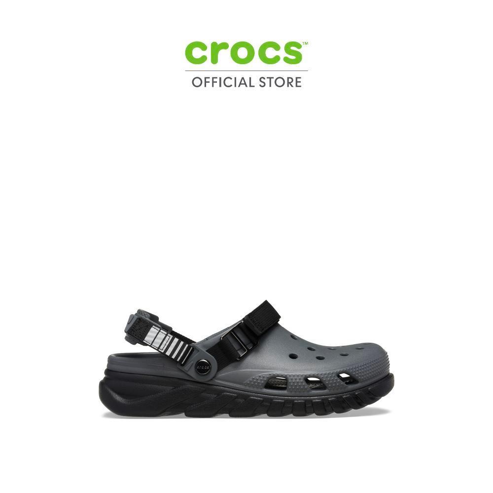 CROCS รองเท้าลำลองผู้ใหญ่ DUET MAX II ADVENTURE UTILITY - CARBON/BLACK