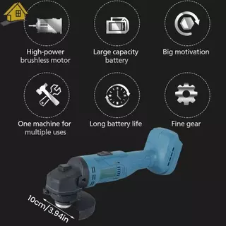 เครื่องเจียรมุมไร้สาย 18V เครื่องเจียแบต เครื่องเจียแบต ลูกหมูหินเจียร เครื่องเจียรไร้สาย หินเจียรไฟฟ้า
