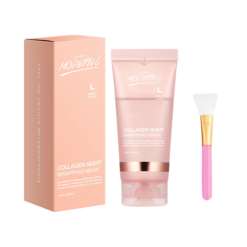[คลังสินค้าพร้อม] Ready Stock COLLAGEN NIGHT WRAPP MASK Deep COLLAGEN NIGHT MASK WJG