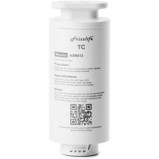 Frizzlife ASR613 ตลับหมึกทดแทนโพสต์สําหรับระบบ Reverse Osmosis PD1200 (3rd Stage)