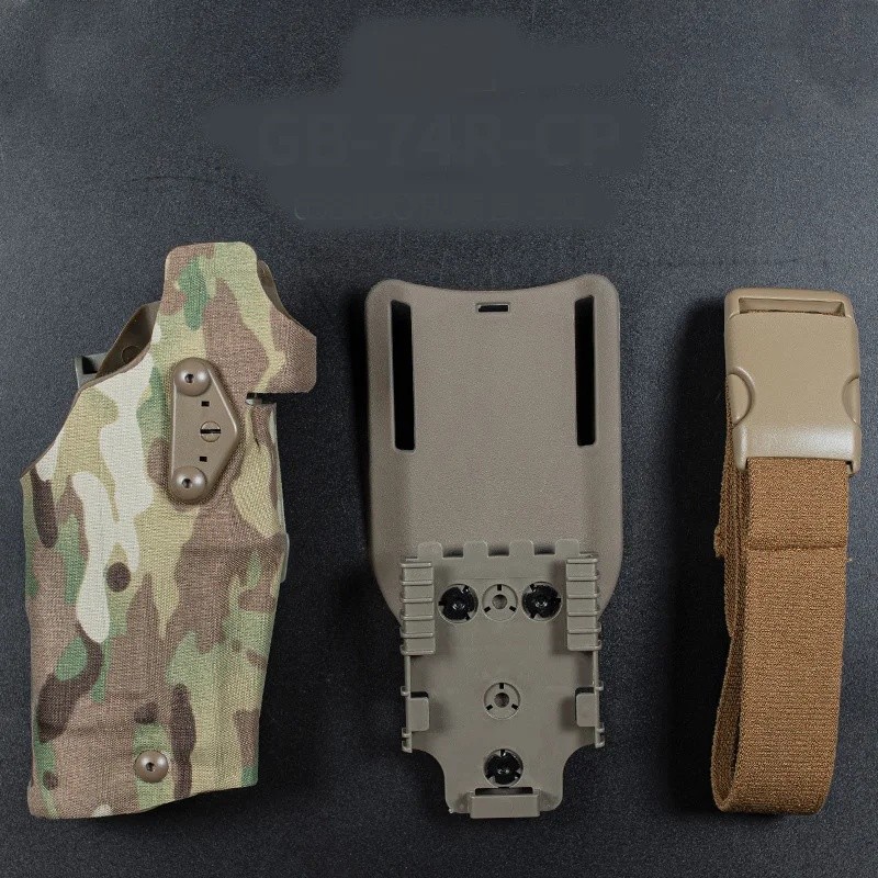 Holster ยุทธวิธี 6354DO Holster สําหรับ G17 X300 X300U อัตโนมัติระบบล็อค QLS ส้อมเข็มขัด Handgun กลา