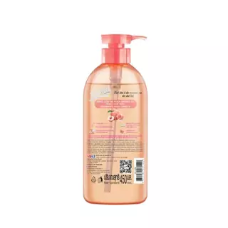 Benice Love Me Peach Shower Gel Peach Love Rosy 450 mL บีไนซ์ เจลอาบน้ำ พีช เลิฟ โรซี่ 450 มล.