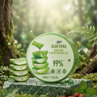 Boots Aloe Vera Soothing & Moisturising Gel 300G บู๊ทส์ อโลเวร่า ซูทติ้ง แอนด์ มอยเจอร์ไรซิ่ง เจล (เจลว่านหางจระเข้)