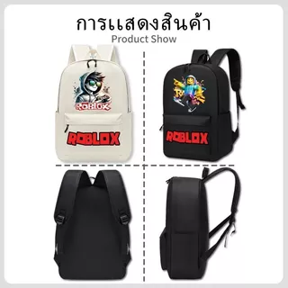 กระเป๋านักเรียนลายโรบอก Roblox การ์ตูนเกมยอดนิยม ปกป้องกระดูกสันหลัง ลดภาระสะพาย ความจุมาก สำหรับนักเรียนประถมมัธยม