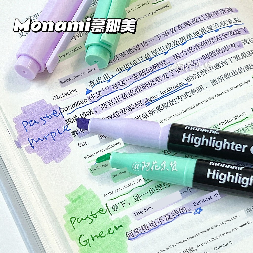 เกาหลี Monami Monami Highlighter นักเรียน Do Notes Dedicated Non-Smudge Marker Color Marker