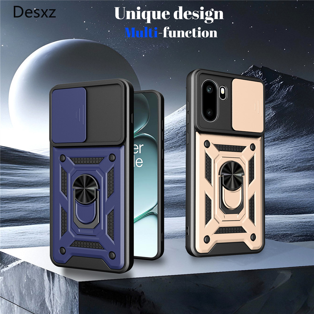 เคสโทรศัพท์สําหรับ Oneplus 15R 15 13R 13 Withlens แหวนฝาครอบโทรศัพท์กันกระแทก Shell Bracket ผู้ถือรถ