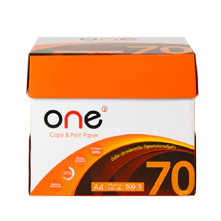 ONE กระดาษถ่ายเอกสาร A4 70 แกรม แพ็ค 5 รีม
