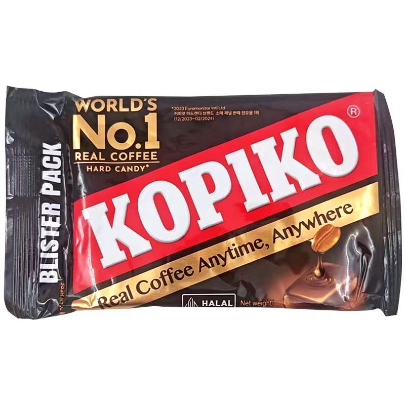 ละครเกาหลีสไตล์เดียวกัน KOPIKO Coffee Candy Cappuccino Original Instant Indonesia นําเข้า Low Calori