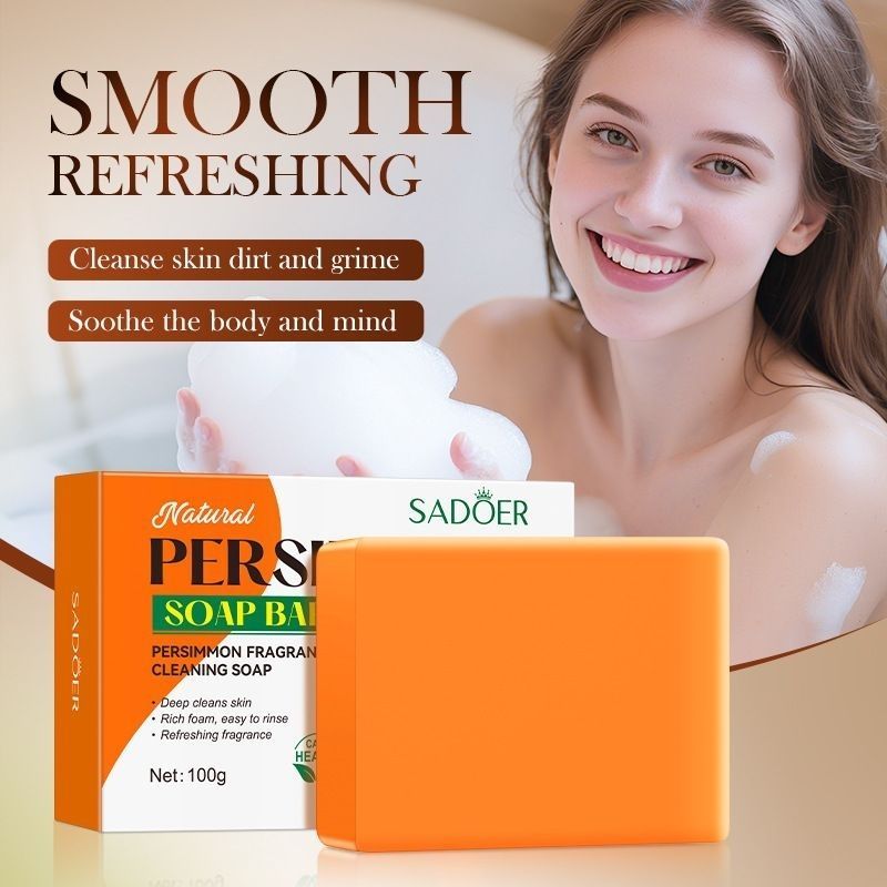 [NEW]persimmon soap  Mild Body cleansing handmade soap The skin is bathed in a fragrant aroma #persi