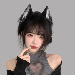 พร้อมส่งในไทย คาดผมหูแมว หูกระต่าย คอสเพลย์สวยๆอลังการ ขนาดใหญ่พิเศษ!!! ขนฟูตรงปกทุกประการ