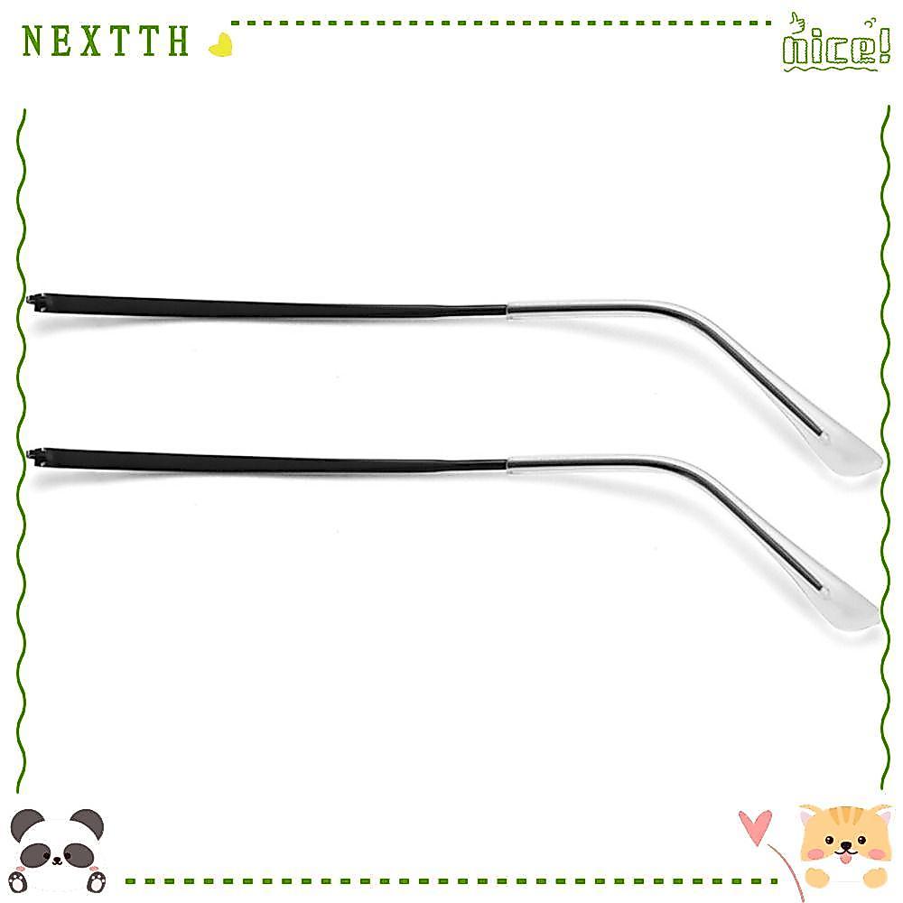 NEXTTH แขนแว่นตา, เครื่องมือซ่อมโปร่งใสฝาครอบเท้าเปลี่ยนขา, โลหะคุณภาพสูง Anti-Slip อุปกรณ์เสริมแว่นตาแว่นตา
