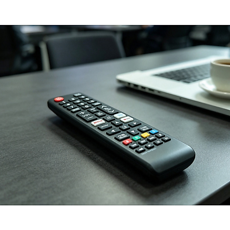 Plug & Play BN59-01283E รีโมทคอนโทรลสําหรับ Samsung QA50QEF1AXXXZW QA55QEF1AXXXZW Netflix Prime วิดี