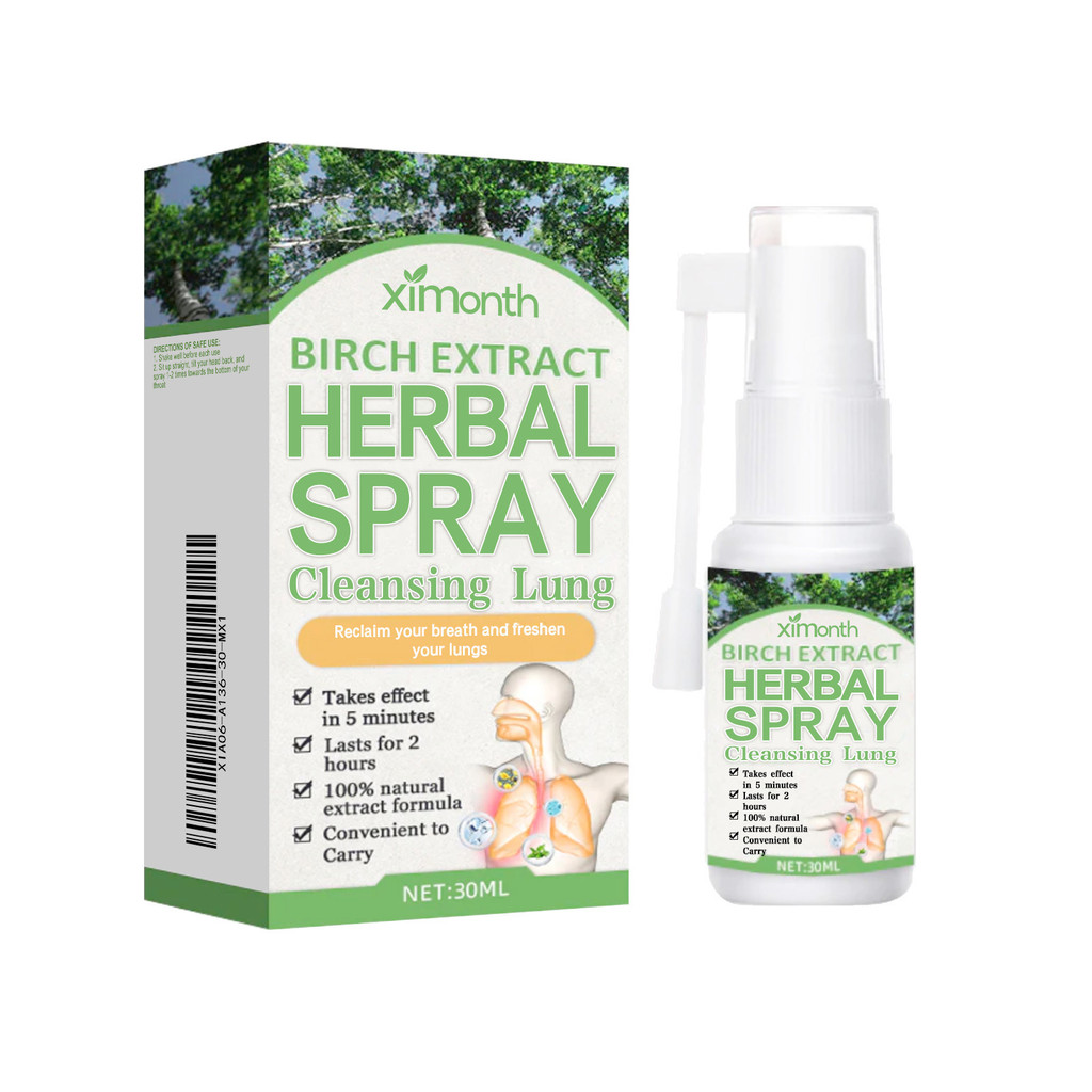 [คลังสินค้าพร้อม] Ximonth Nasal Herbal Spray Breath Discomfort Nasal Cleansing Body Care Agent WJG