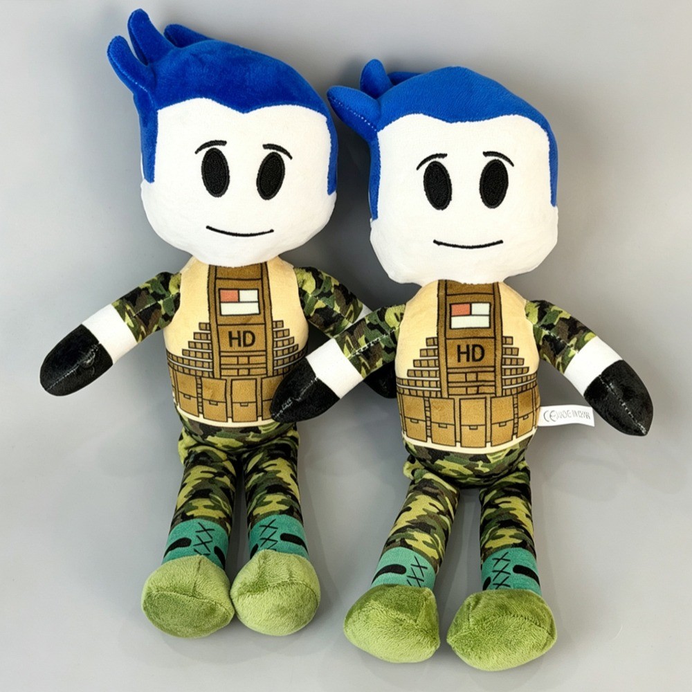 Roblox Forsaken Guest 1337 The Last Guest Plush ของเล่น Camo เสื้อกั๊กยุทธวิธีทหารยัดตุ๊กตาเด็กเกมขอ