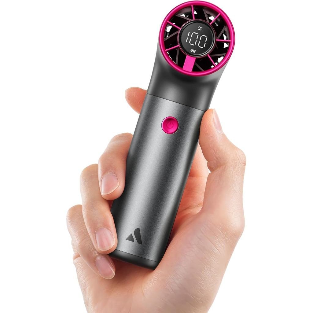 Aecooly พัดลมมือถือแบบพกพา, พัดลมท่อลมเทอร์โบทรงพลัง, 19000 RPM ความเร็วสูง Aero Ultra, 15H Max Cool