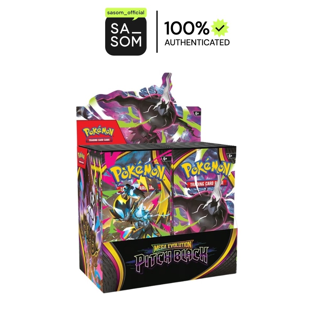 Pokemon [ME05] Mega Evolution "Pitch Black" Booster Display Box (EN) | ของแท้ ตรวจสอบโดย SASOM