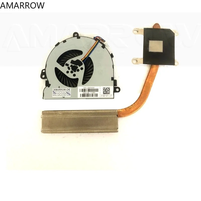FZ 95%NEW ผลิตภัณฑ์ Original CPU Cooling ฮีทซิงค์และพัดลมสําหรับ HP 15-DB 15-DA 250 G7 255 G7 L20491