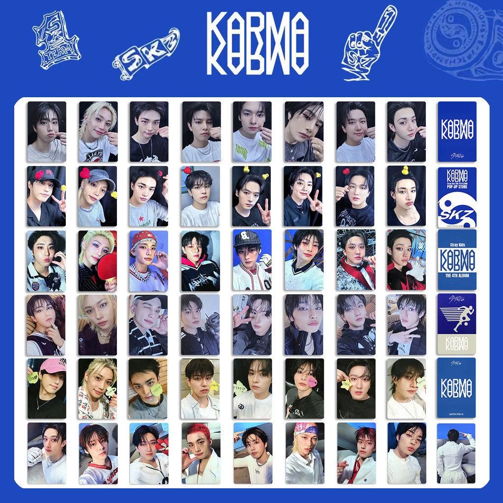 STRAY KIDS Combination KARMA Merchanted Photocard การ์ดสุ่มโบนัสพร้อม Muu SKZOO
