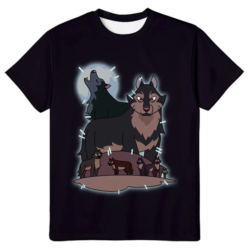 นกฮูก 6R392VZW Cos House ซีซั่น 3 Hunter เสื้อยืดคอสเพลย์เครื่องแต่งกายผู้ชายผู้หญิงฤดูร้อน 3D พิมพ์