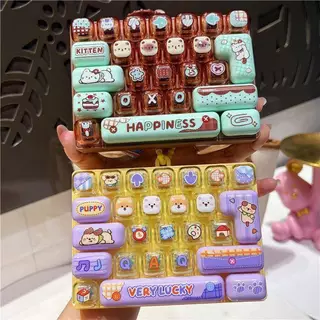 [Chicnest] 26 Key Fidget พวงกุญแจปุ่มแบบพกพา Dpression ของเล่นน่ารักน่ารักกระเป๋า Charm สําหรับเด็ก Party Goodie กระเป๋าฟิลเลอร์ BU