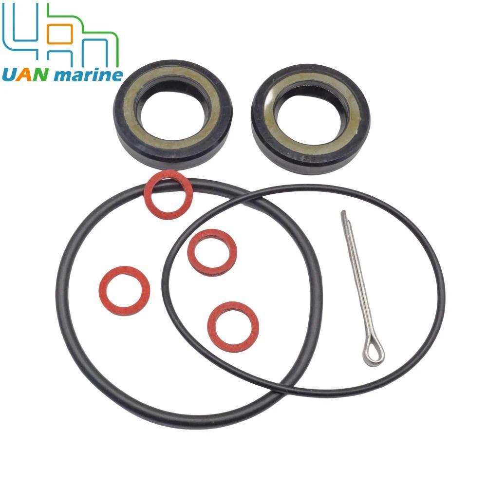 UM 93101-17054 Outboard Lower Unit Prop Shaft Gearcase Oil Seal Kits for Yamaha 2/4 Str 9.9 13.5 15 
