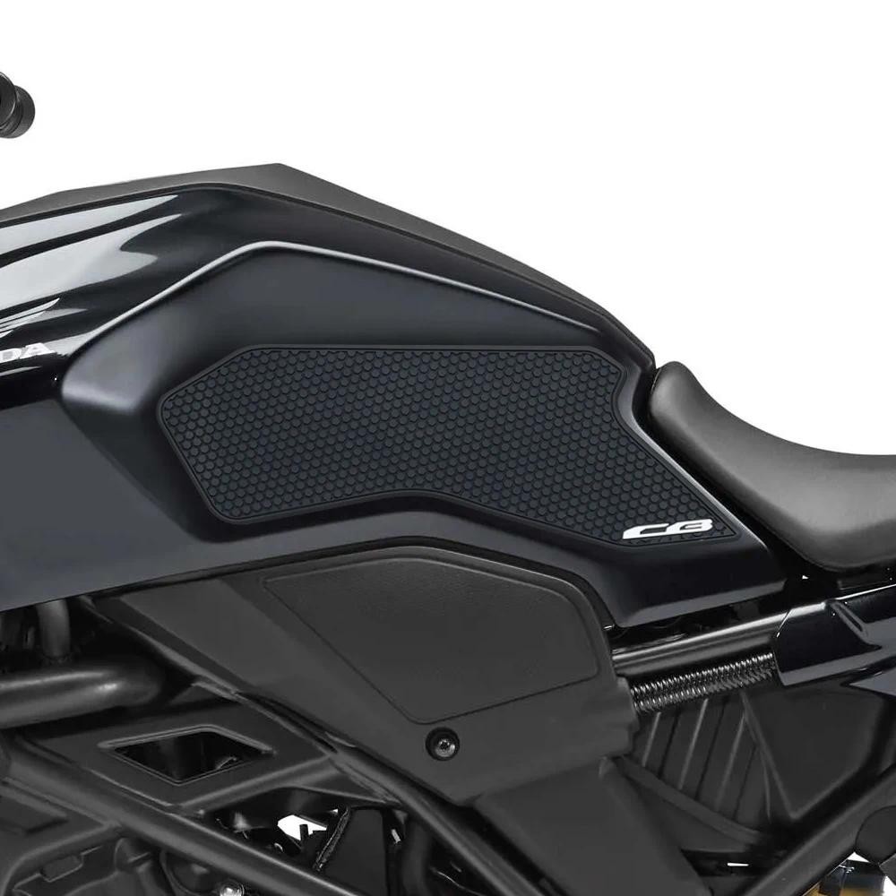 CB250R CB 250R CB300R CB 300R ลื่นด้านข้างการใช้ถังสติกเกอร์กันน้ําแผ่นยางสติกเกอร์สีดํา CB250R CB30