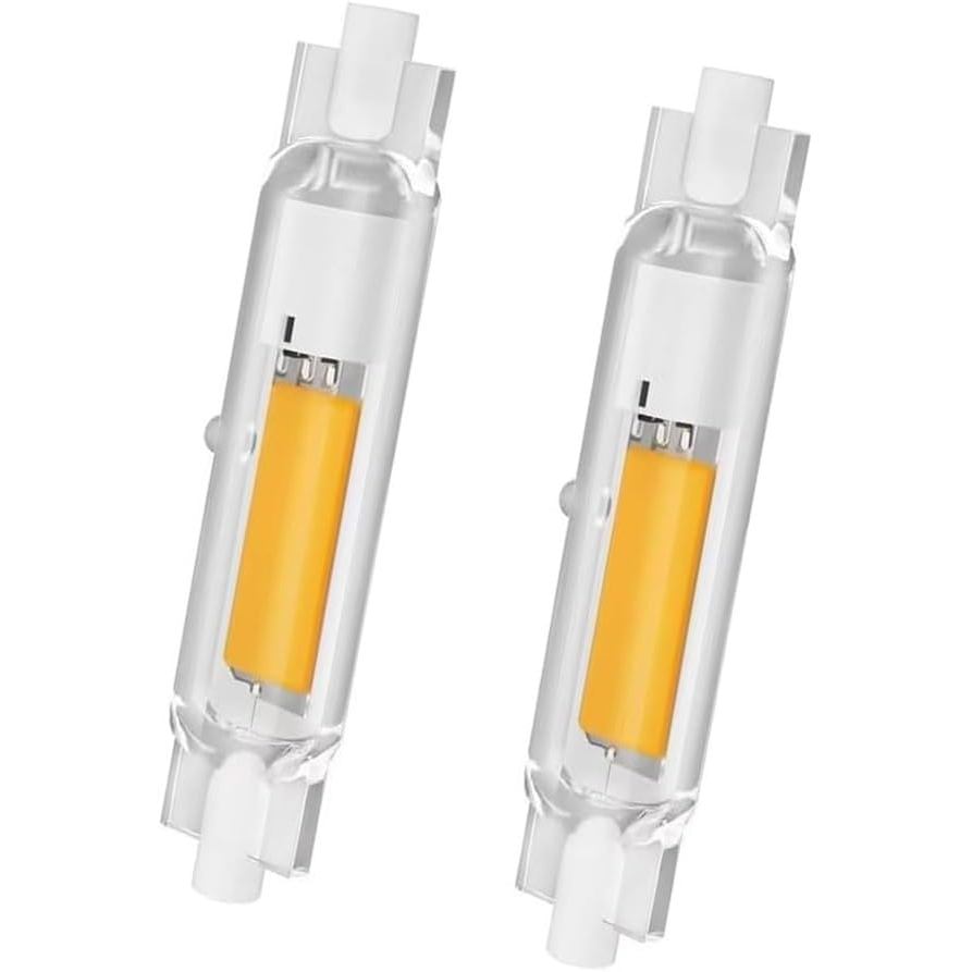 R7S78mmหลอดไฟ LED 15W, R7s ไฟสะท้อนแสงเชิงเส้น J-Type Dual Ends, A220-240, 360 ° บีมมุมไม่มีกระพริบฟ