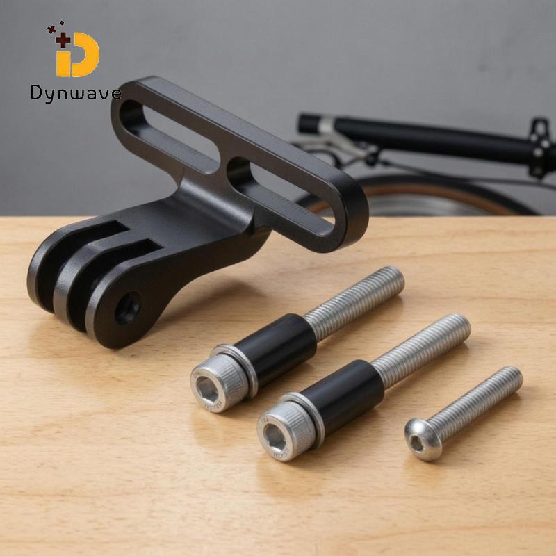 Dynwave Cycle Extension Bracket CNC-Machined Bike Computer Mount Compact สําหรับ Cyclists
