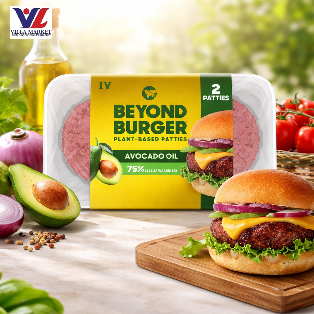 Beyond Meat Beyond Burger 8 Oz บียอนด์ มีท บียอนด์ เบอร์เกอร์ (เนื้อจากพืช) 8 ออนซ์