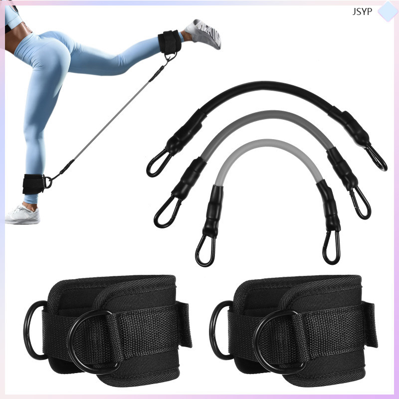 Gym Ankle Straps for Women Adjustable Weights Tpe Attachment Cable junshaoyipin