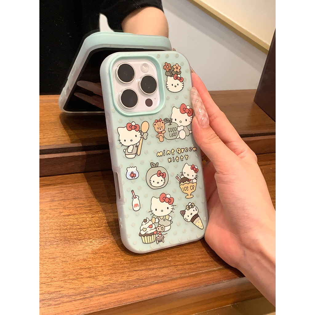 ขนมแมว 2 in1 เคสโทรศัพท์สําหรับ Redmi 15 15C 14C 13C 13X 12 12C 10 Prime Power 4G 5G ดอกไม้ Anti-fal