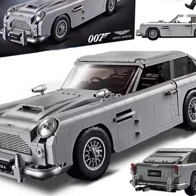 เข้ากันได้กับ 10262 Aston Martin DB5 ประกอบบล็อกตัวต่อของเล่นรุ่นเครื่องประดับ