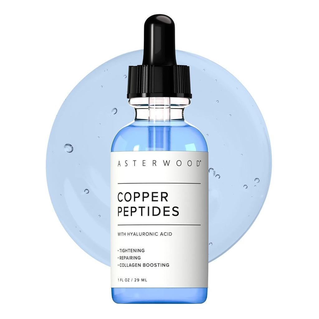 Asterwood Copper Peptide Facial Serum บรรจุ GHK-Cu Peptide Hyaluronic Acid-Anti-Aging Facial Serum V
