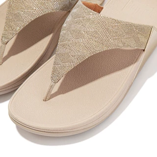 FITFLOP COMM-LULU GLITZ TOE-POST รองเท้าแตะแบบหูหนีบผู้หญิง รุ่น ET8-675 สี PLATINO