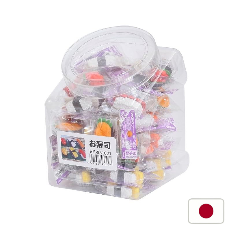 Iwako Eraser Assorted Set - 60 PiecesFrom Japan
