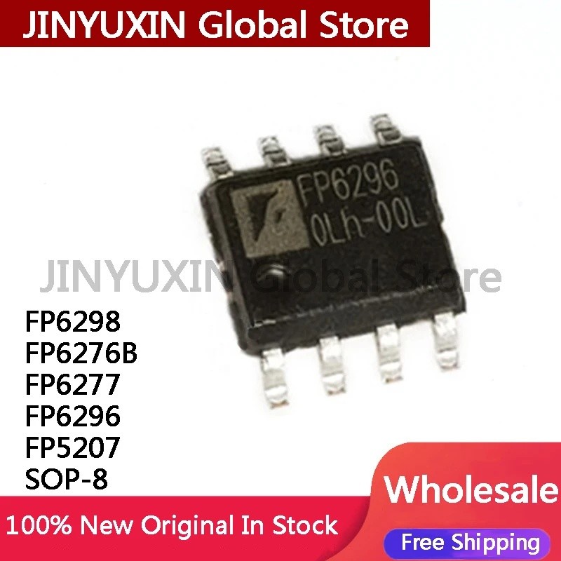5 ชิ้น FP6298 FP6276B FP6277 FP6296 FP5207 XR-G1 SOP-8 ชิป IC ขายส่ง